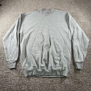 Vintage 90s Streetwear Sweater Mens XL‎ Gray Pullover Faded Baggy Sweatshirt